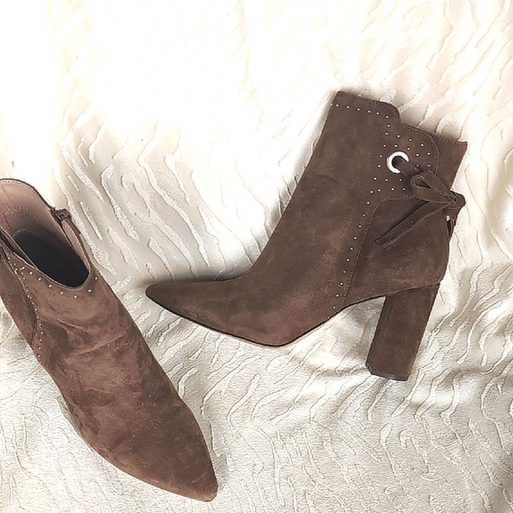 Chelsea And Violet Miley Boots Size 8.5 Chocolate Suede🤎 - Picture 2 of 14